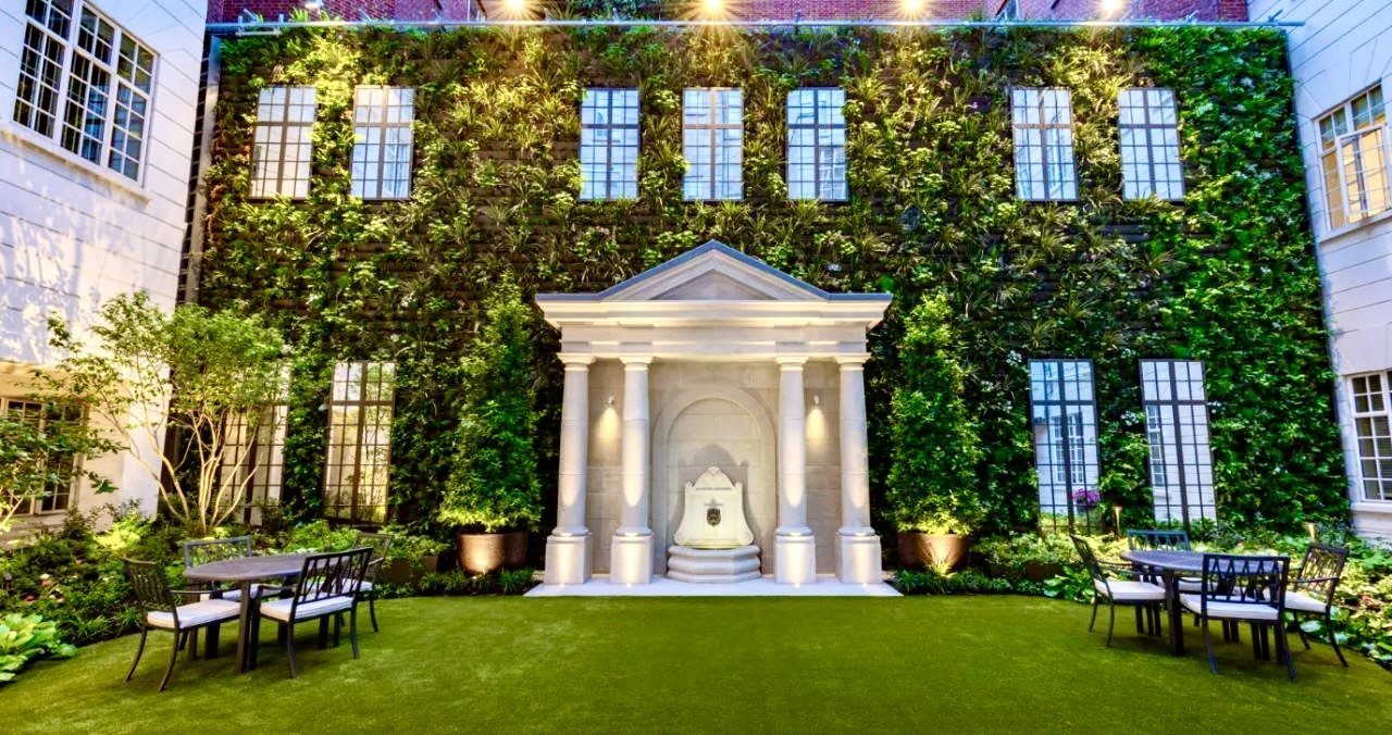 Living wall exhibit designed with Adolfo Harrison at the RHS Hampton Court Palace Garden Festival