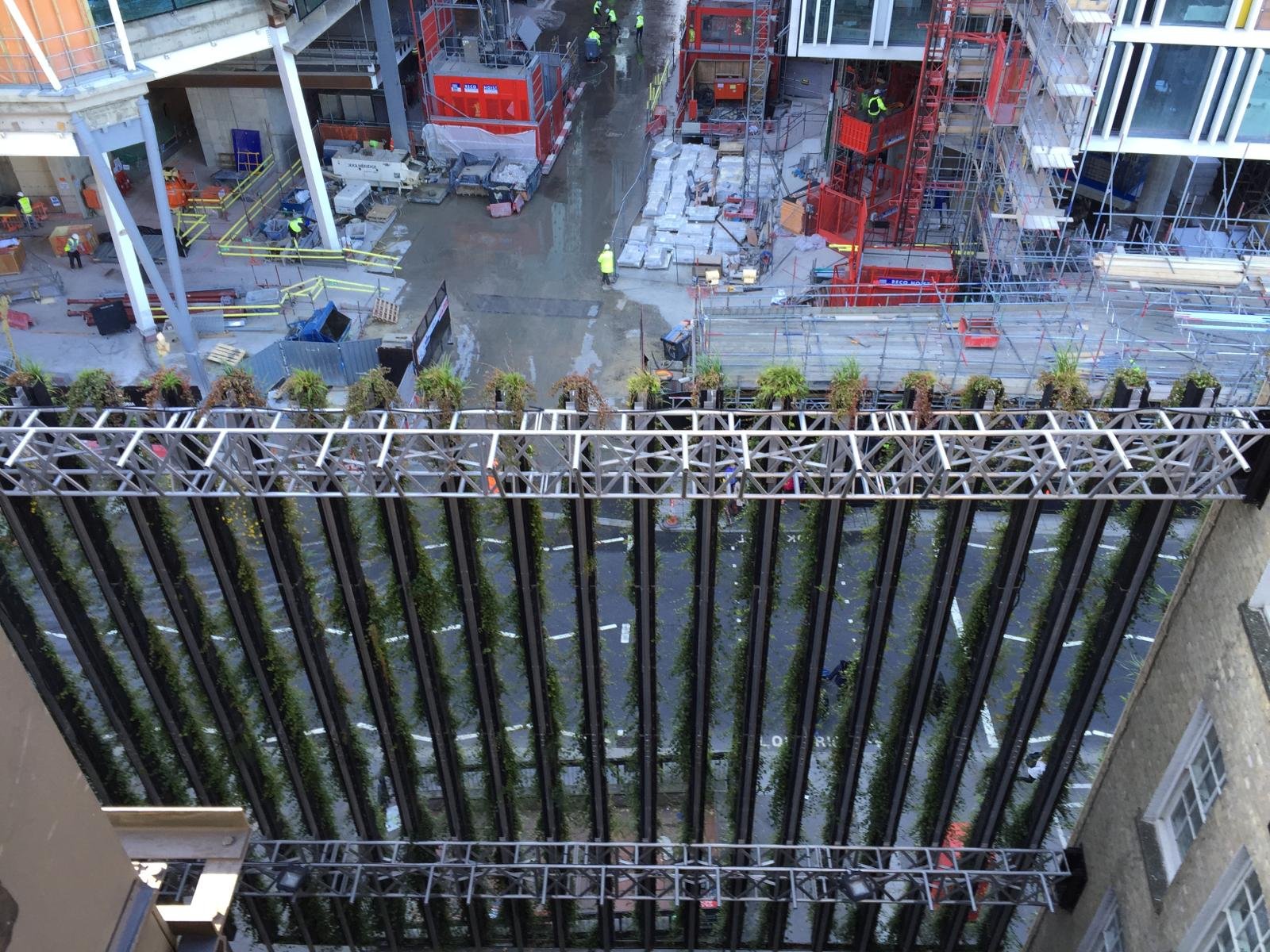 Living wall system hardware supplied by Life on Walls